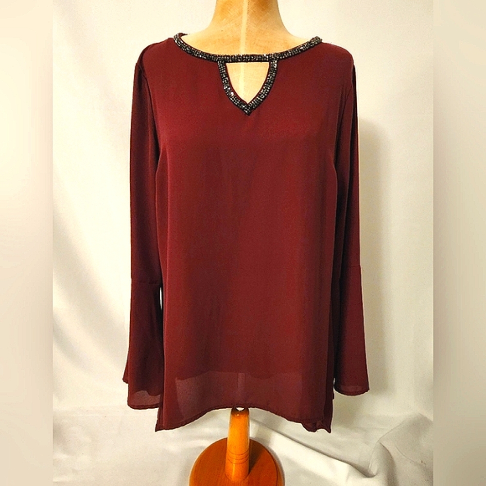 Women's Juicy Couture Cut-Out Bell Sleeve Top